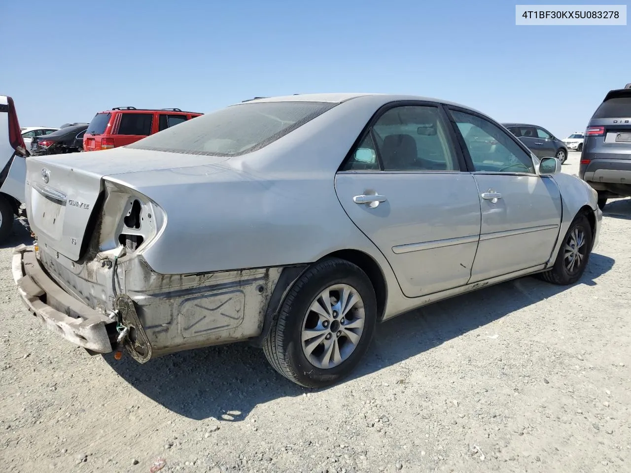 2005 Toyota Camry Le VIN: 4T1BF30KX5U083278 Lot: 73435664