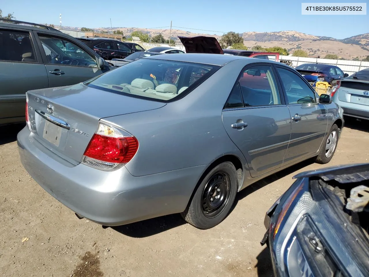 2005 Toyota Camry Le VIN: 4T1BE30K85U575522 Lot: 73592514