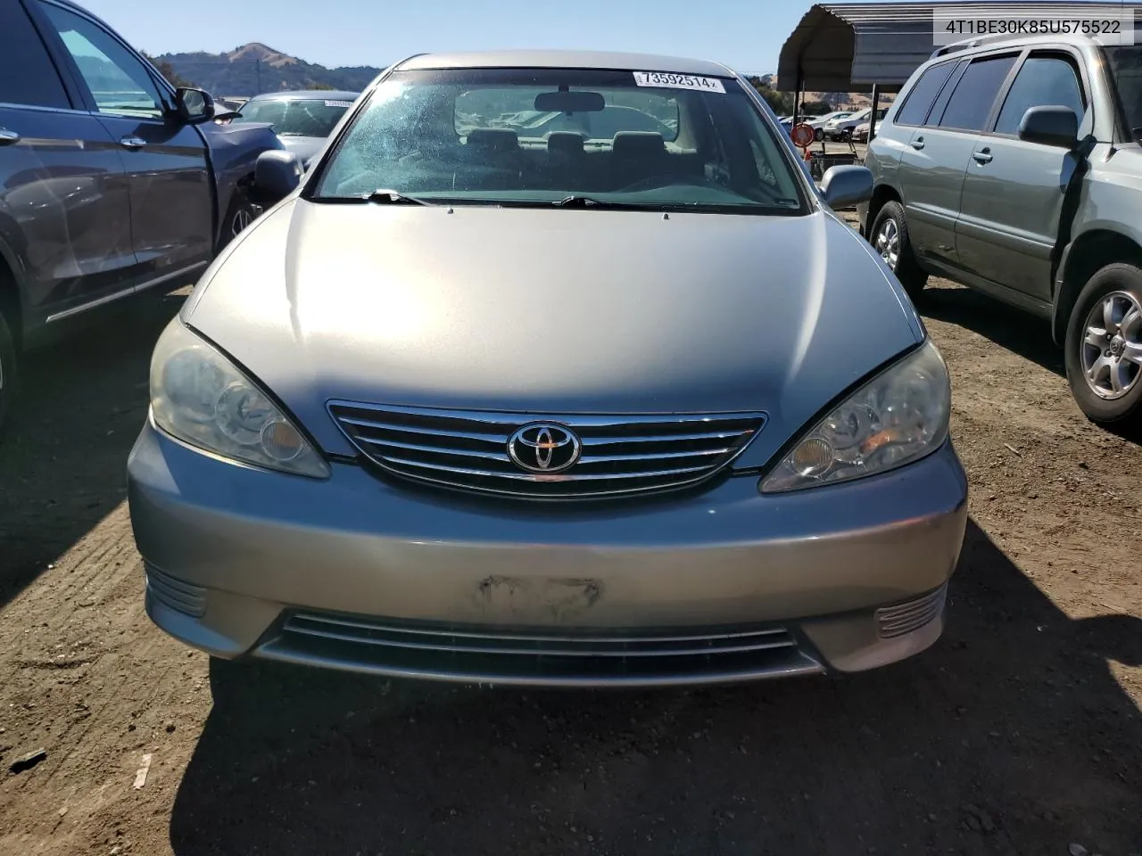 2005 Toyota Camry Le VIN: 4T1BE30K85U575522 Lot: 73592514