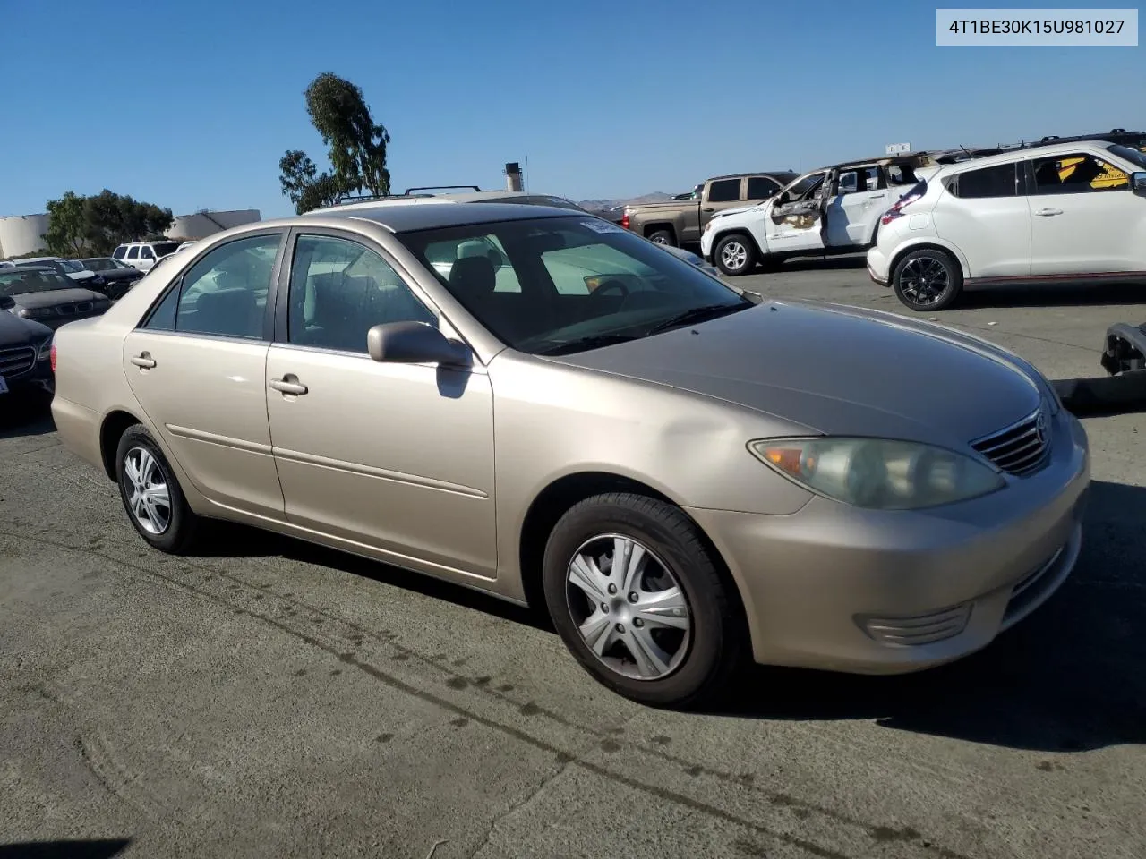 2005 Toyota Camry Le VIN: 4T1BE30K15U981027 Lot: 73694254