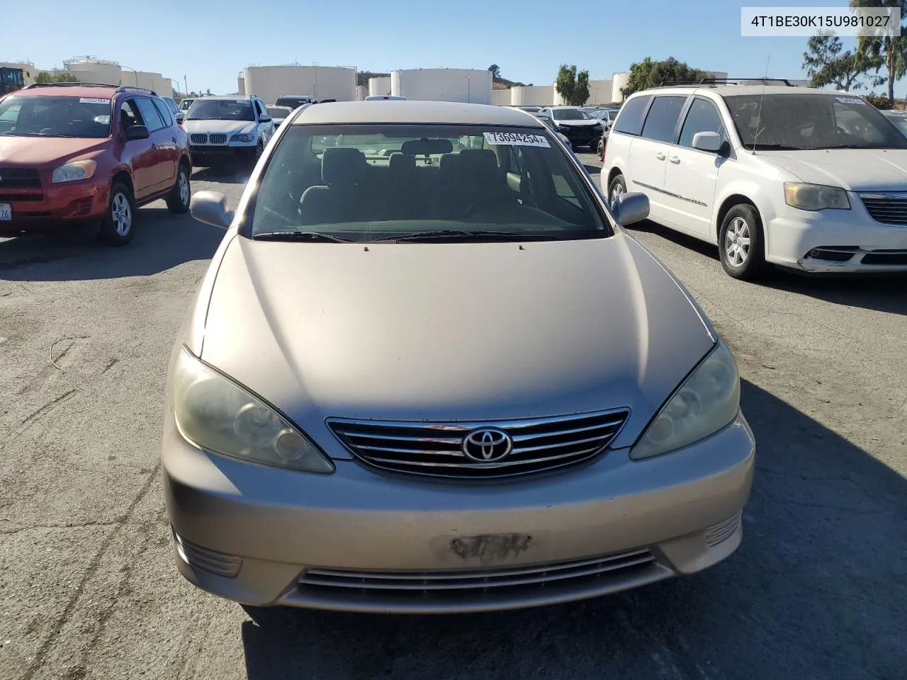 2005 Toyota Camry Le VIN: 4T1BE30K15U981027 Lot: 73694254