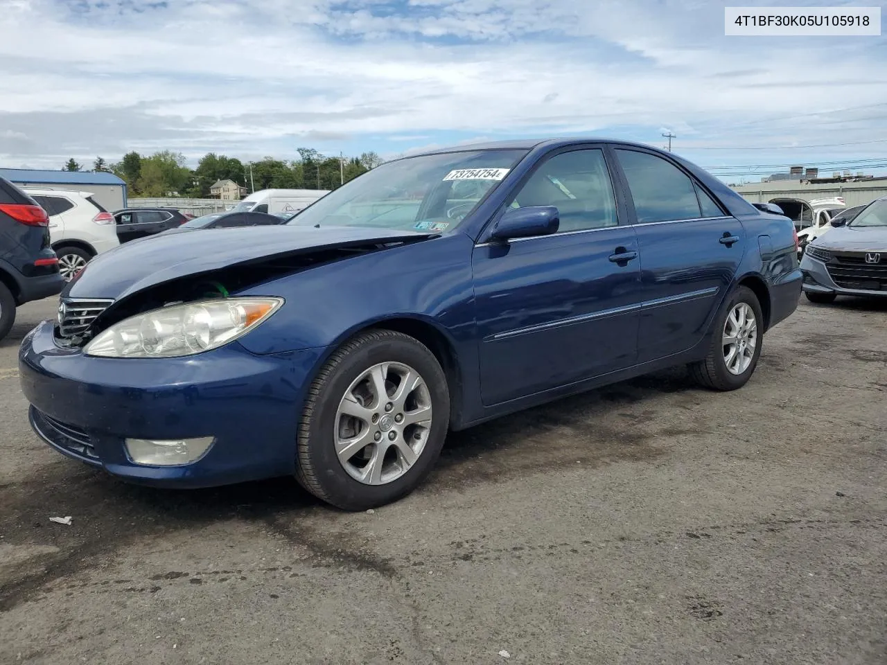 2005 Toyota Camry Le VIN: 4T1BF30K05U105918 Lot: 73754754