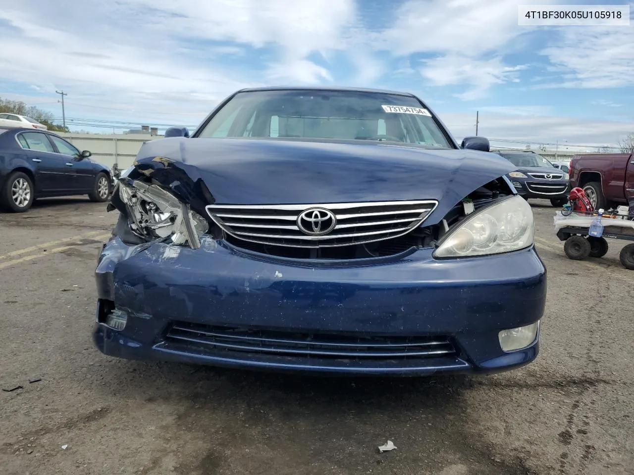 2005 Toyota Camry Le VIN: 4T1BF30K05U105918 Lot: 73754754