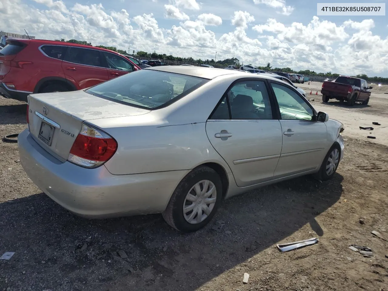 4T1BE32K85U508707 2005 Toyota Camry Le