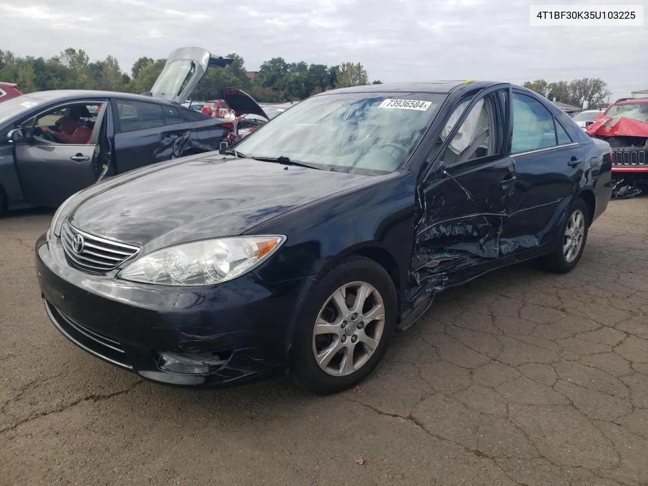 2005 Toyota Camry Le VIN: 4T1BF30K35U103225 Lot: 73936584