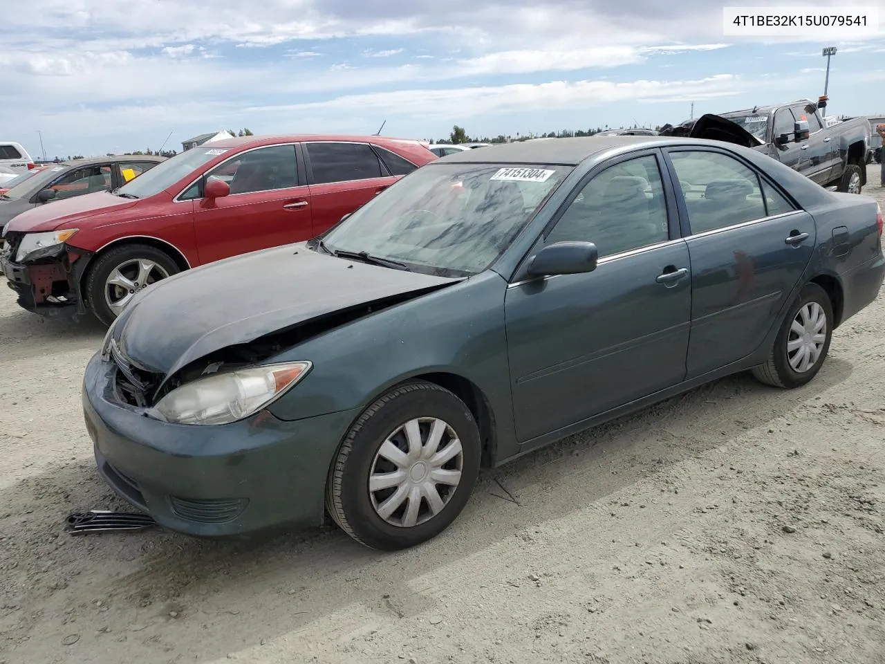 2005 Toyota Camry Le VIN: 4T1BE32K15U079541 Lot: 74151304