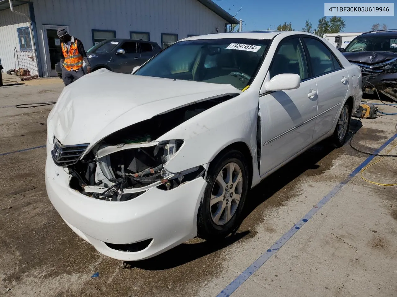 2005 Toyota Camry Le VIN: 4T1BF30K05U619946 Lot: 74345554