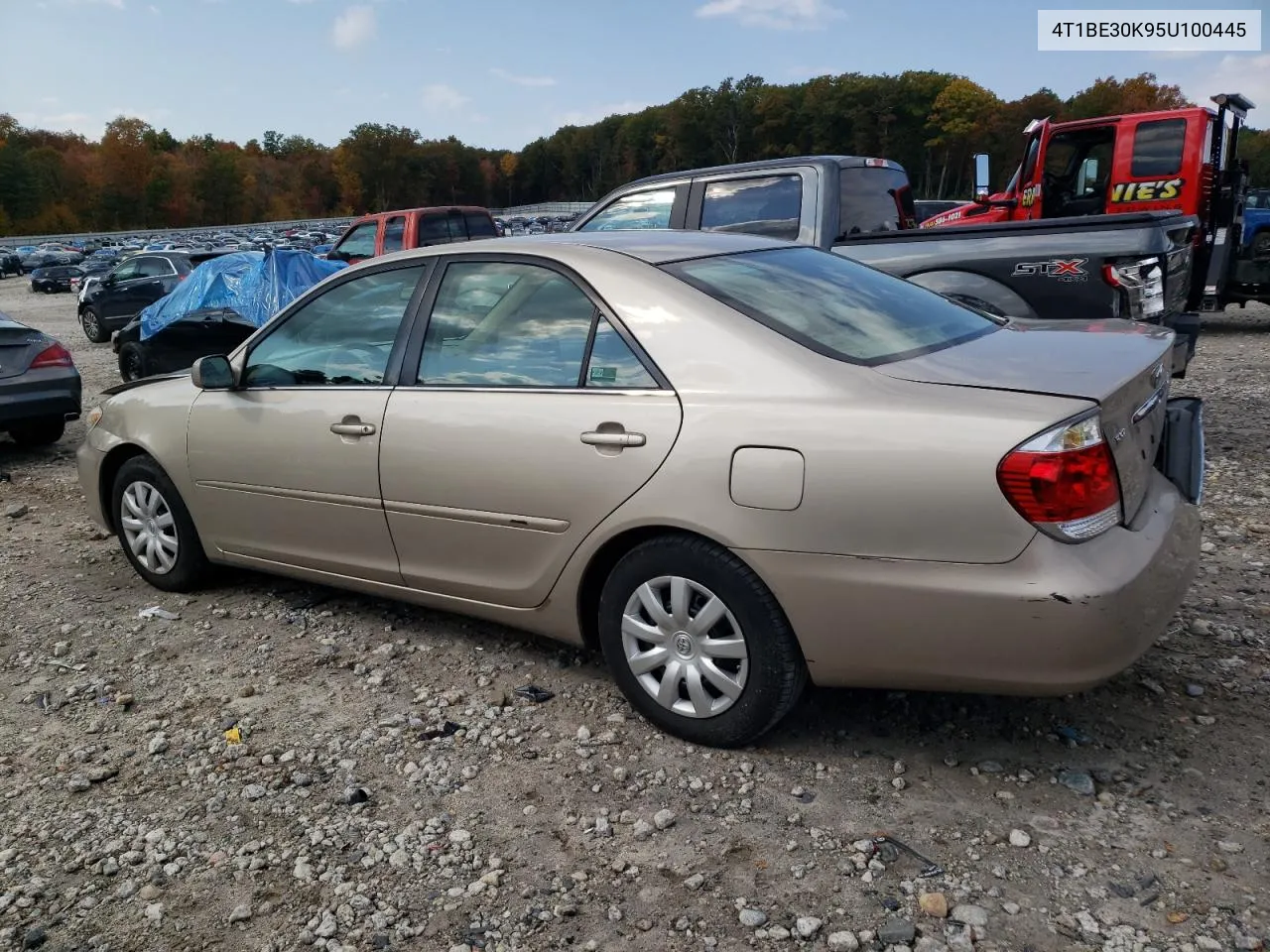 2005 Toyota Camry Le VIN: 4T1BE30K95U100445 Lot: 74451344