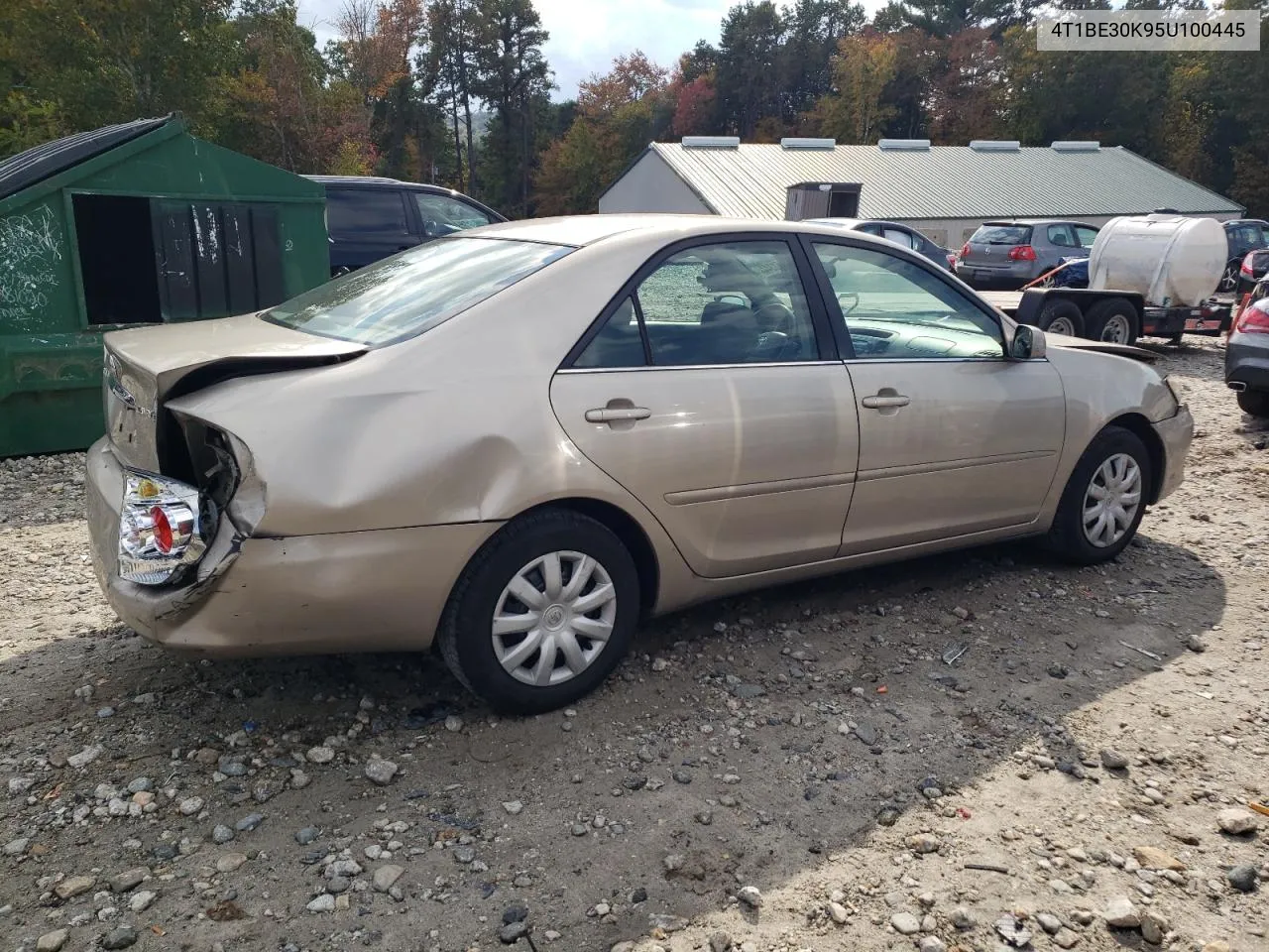 2005 Toyota Camry Le VIN: 4T1BE30K95U100445 Lot: 74451344