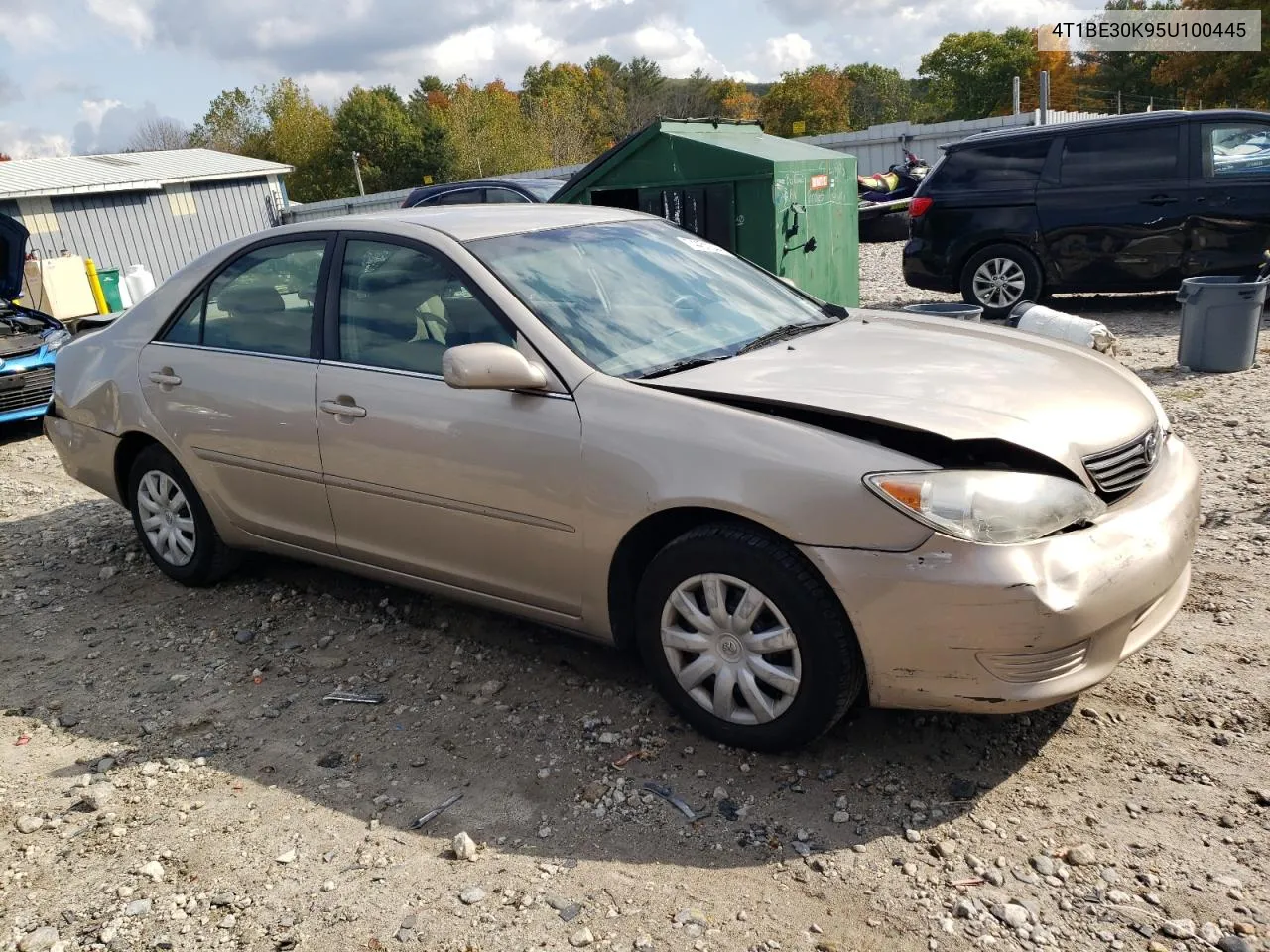 2005 Toyota Camry Le VIN: 4T1BE30K95U100445 Lot: 74451344