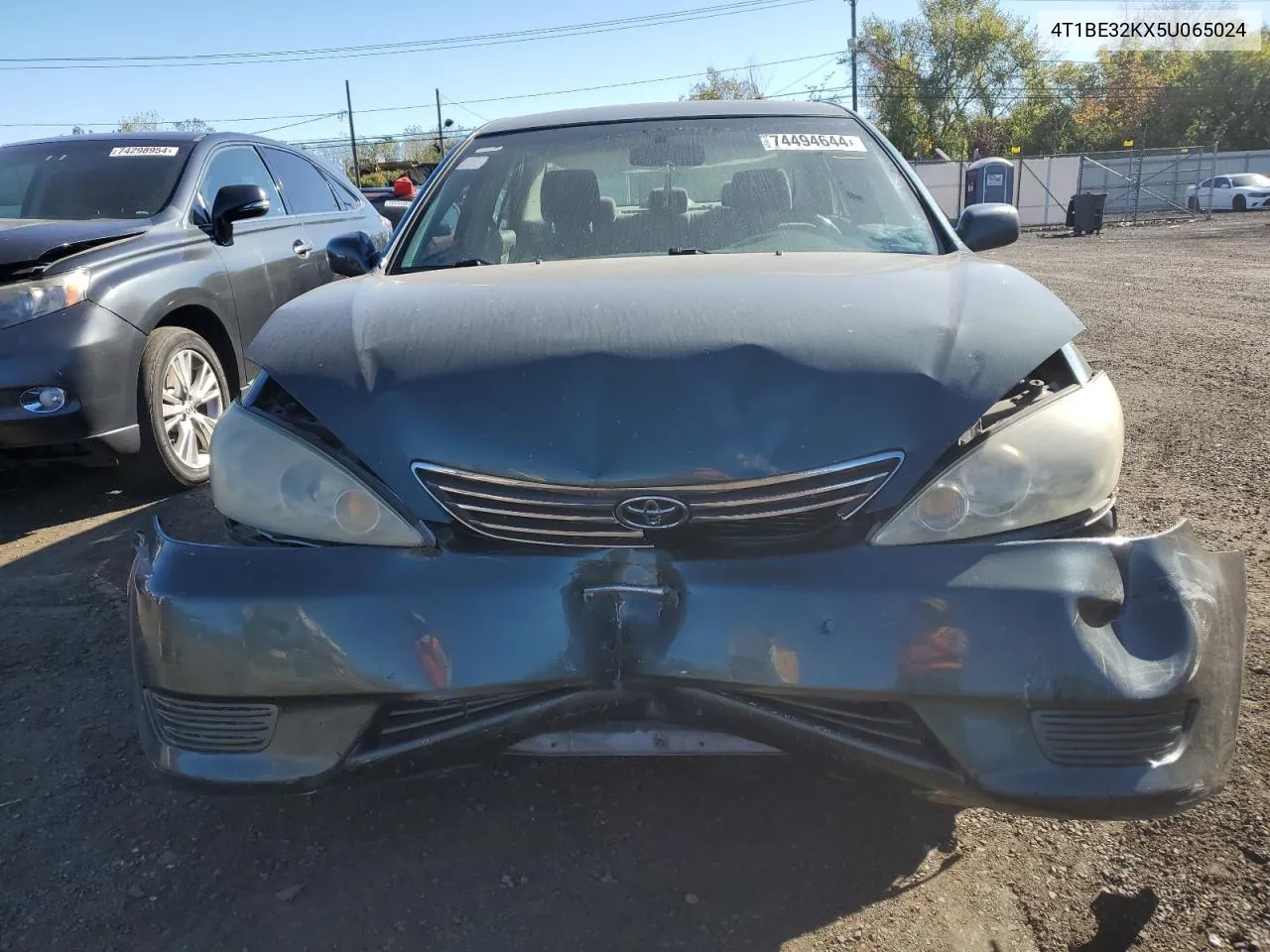 2005 Toyota Camry Le VIN: 4T1BE32KX5U065024 Lot: 74494644