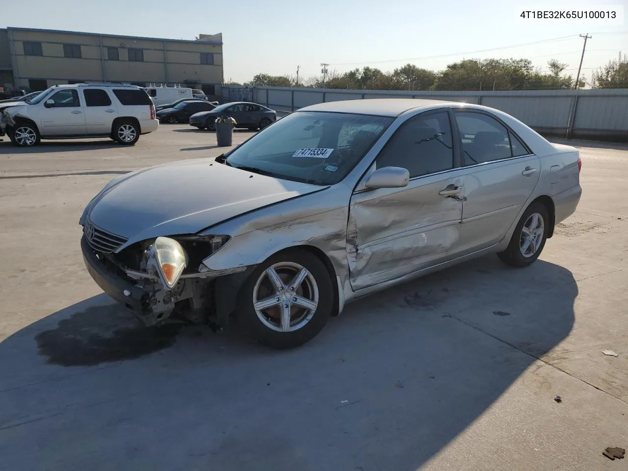 2005 Toyota Camry Le VIN: 4T1BE32K65U100013 Lot: 74715334