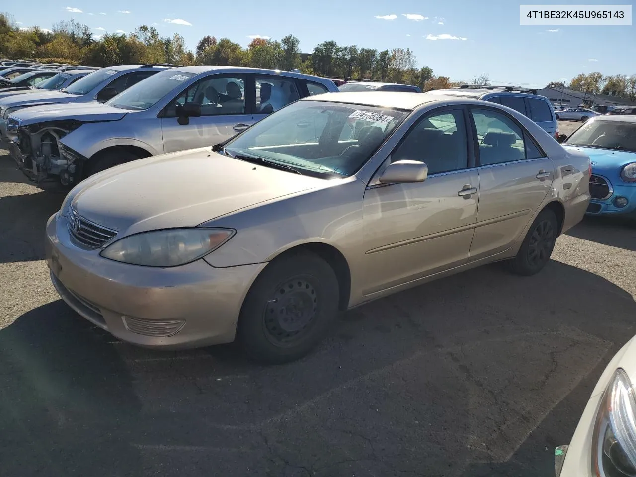 2005 Toyota Camry Le VIN: 4T1BE32K45U965143 Lot: 74735354