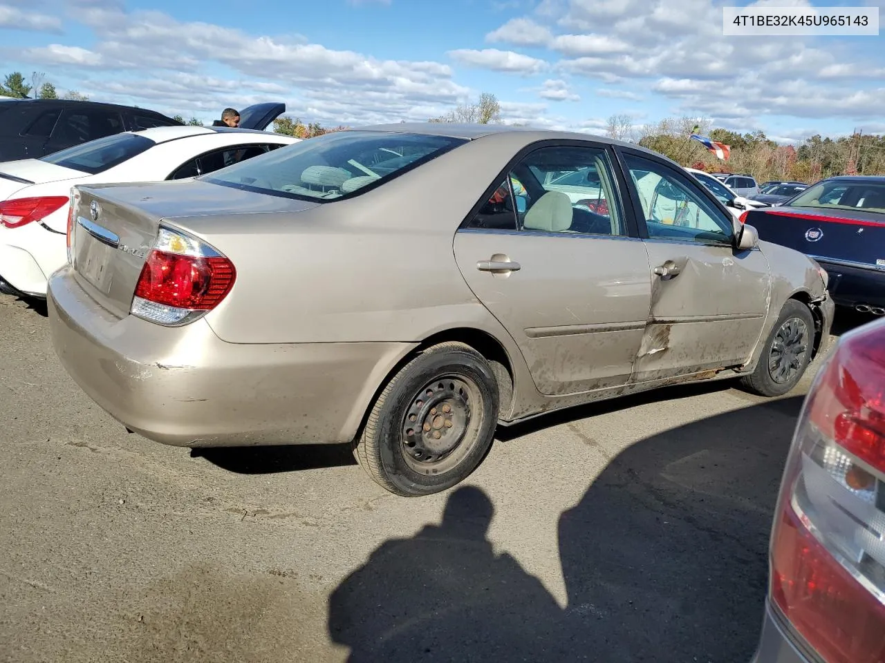 2005 Toyota Camry Le VIN: 4T1BE32K45U965143 Lot: 74735354