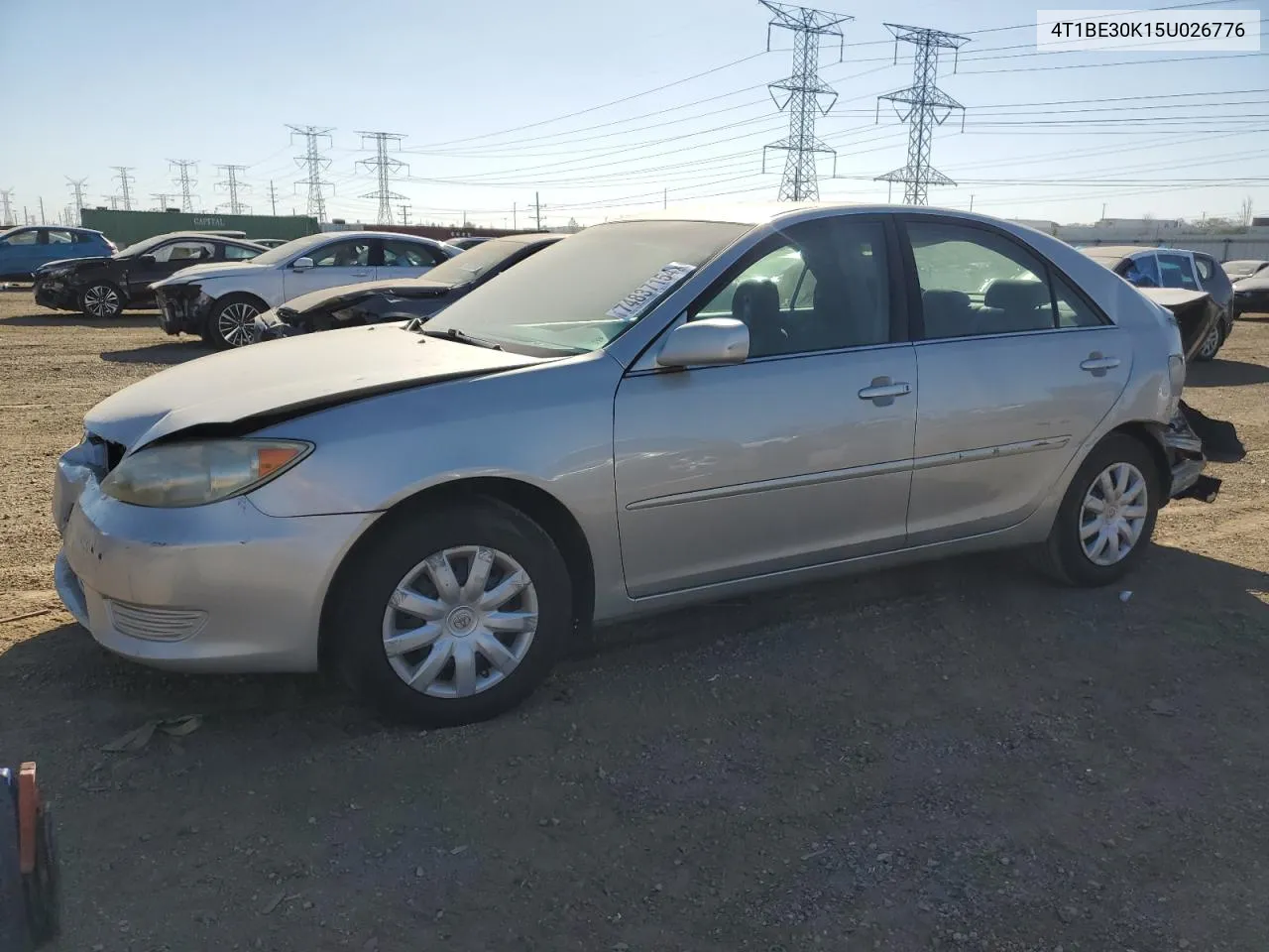 2005 Toyota Camry Le VIN: 4T1BE30K15U026776 Lot: 74837154