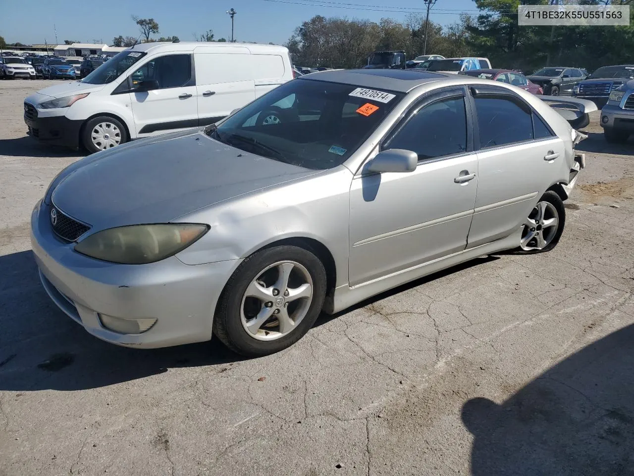 2005 Toyota Camry Le VIN: 4T1BE32K55U551563 Lot: 74970514