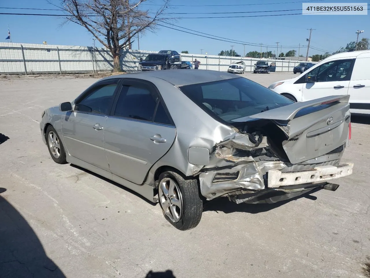 4T1BE32K55U551563 2005 Toyota Camry Le