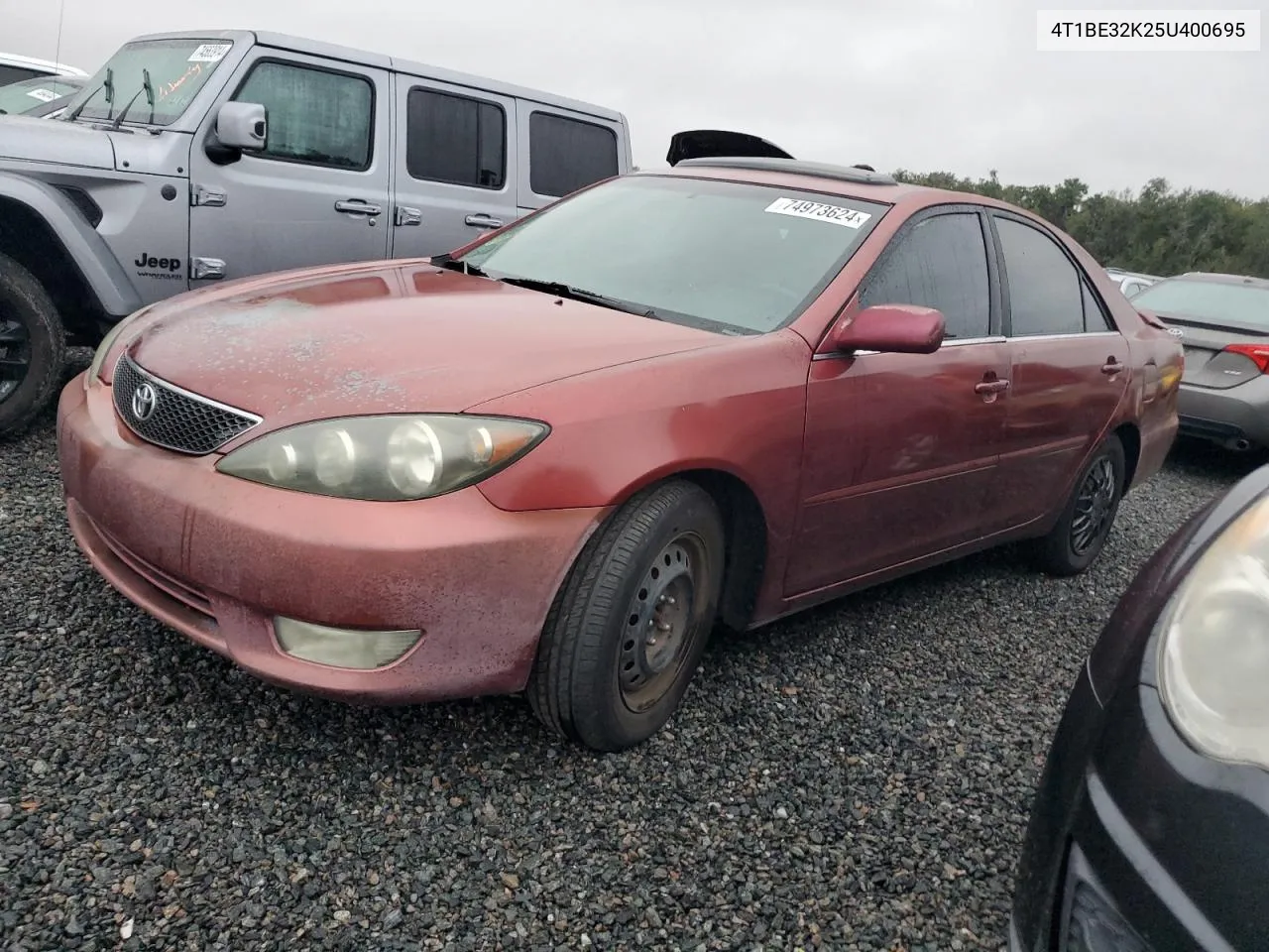 2005 Toyota Camry Le VIN: 4T1BE32K25U400695 Lot: 74973624