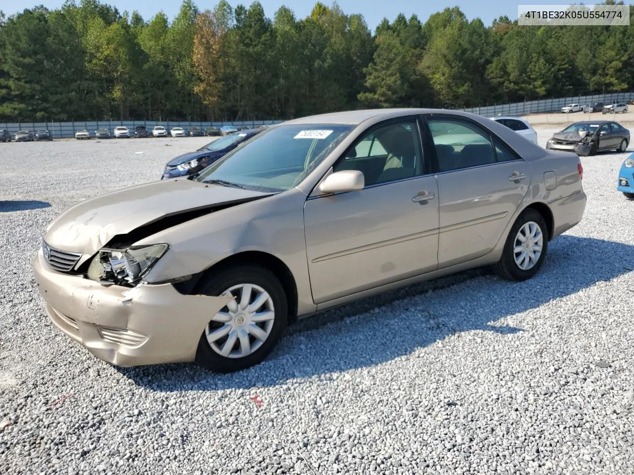 2005 Toyota Camry Le VIN: 4T1BE32K05U554774 Lot: 75003164