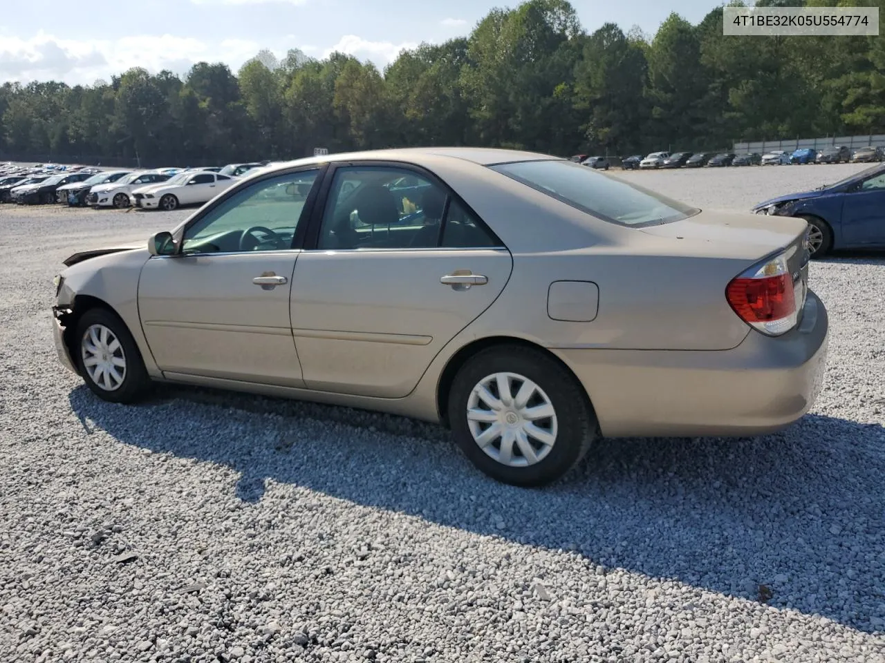 2005 Toyota Camry Le VIN: 4T1BE32K05U554774 Lot: 75003164