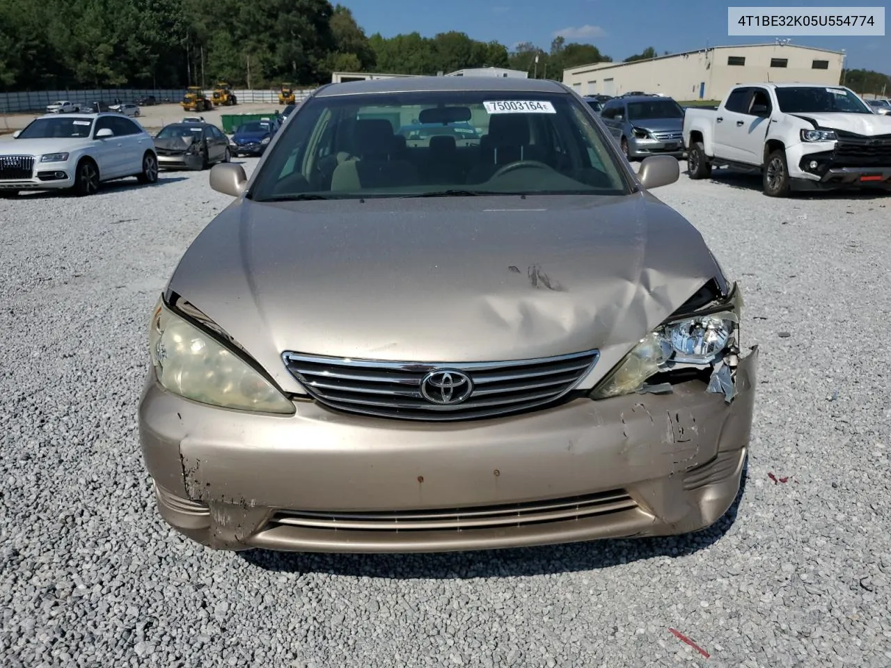 2005 Toyota Camry Le VIN: 4T1BE32K05U554774 Lot: 75003164