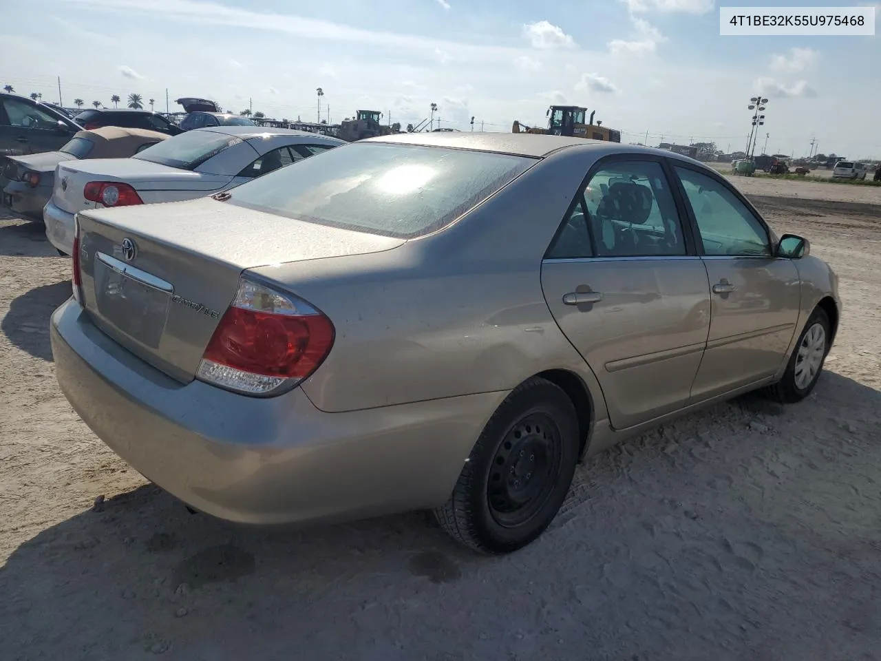 2005 Toyota Camry Le VIN: 4T1BE32K55U975468 Lot: 75232794