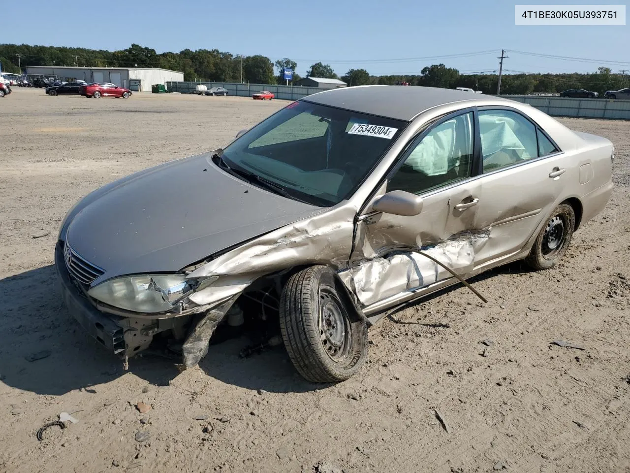 2005 Toyota Camry Le VIN: 4T1BE30K05U393751 Lot: 75349304