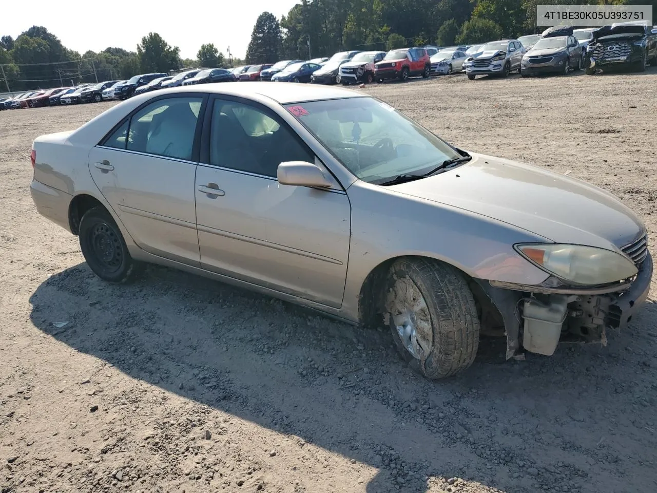 2005 Toyota Camry Le VIN: 4T1BE30K05U393751 Lot: 75349304