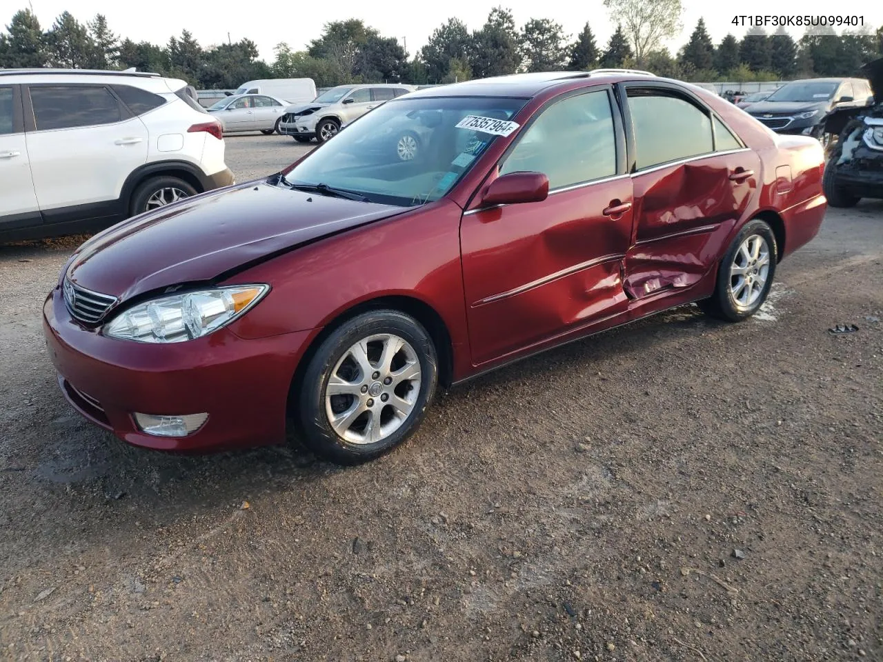 2005 Toyota Camry Le VIN: 4T1BF30K85U099401 Lot: 75357964