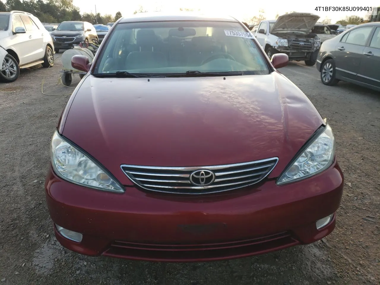 2005 Toyota Camry Le VIN: 4T1BF30K85U099401 Lot: 75357964