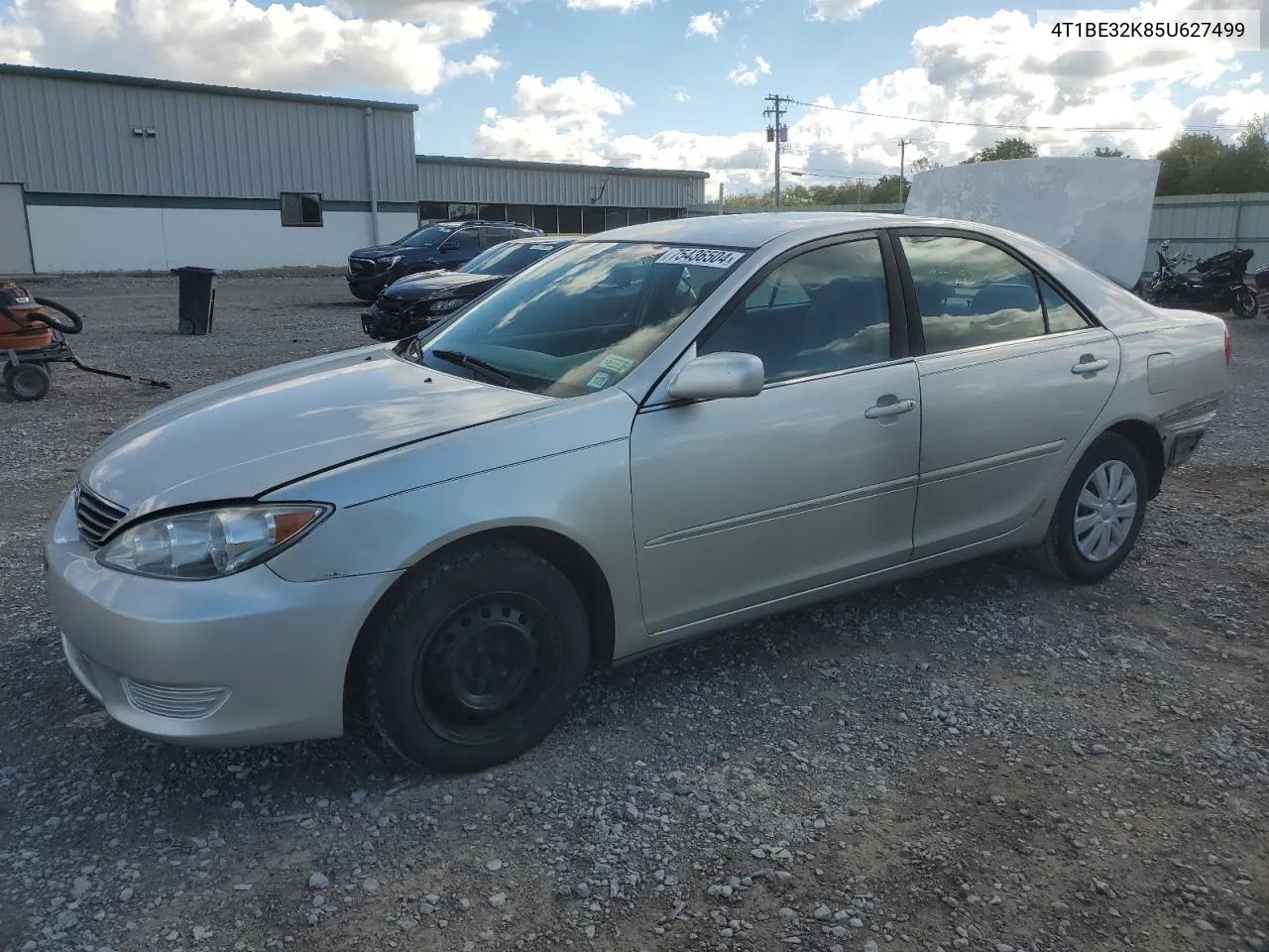 2005 Toyota Camry Le VIN: 4T1BE32K85U627499 Lot: 75436504