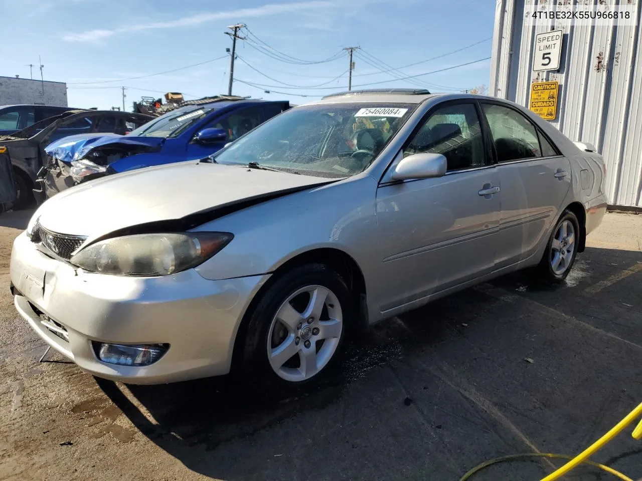 2005 Toyota Camry Le VIN: 4T1BE32K55U966818 Lot: 75460084