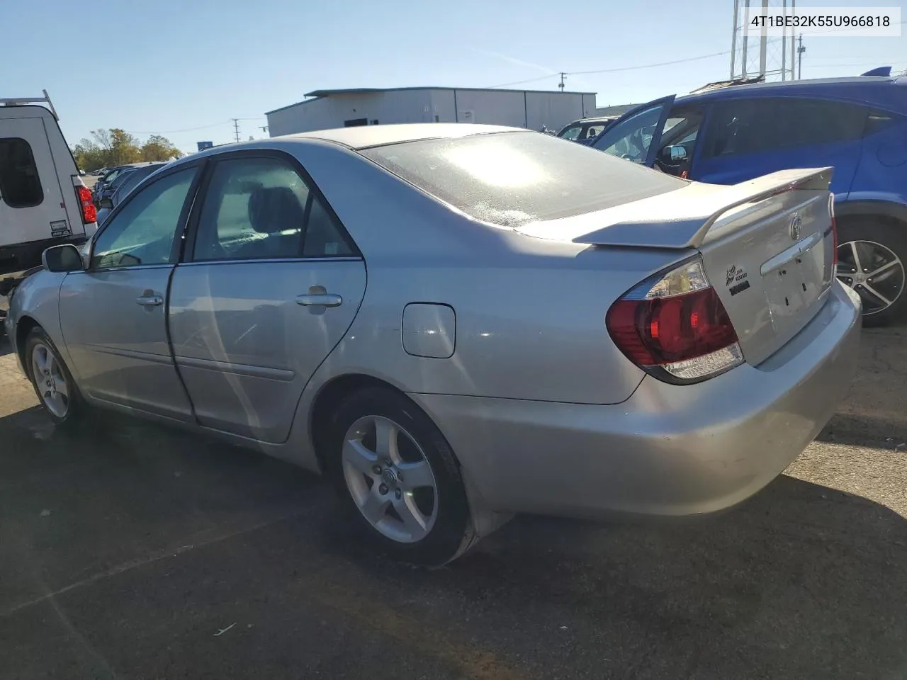 2005 Toyota Camry Le VIN: 4T1BE32K55U966818 Lot: 75460084