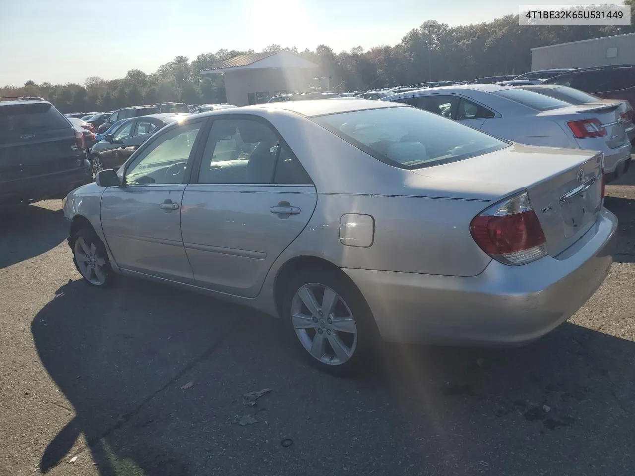 2005 Toyota Camry Le VIN: 4T1BE32K65U531449 Lot: 75528364