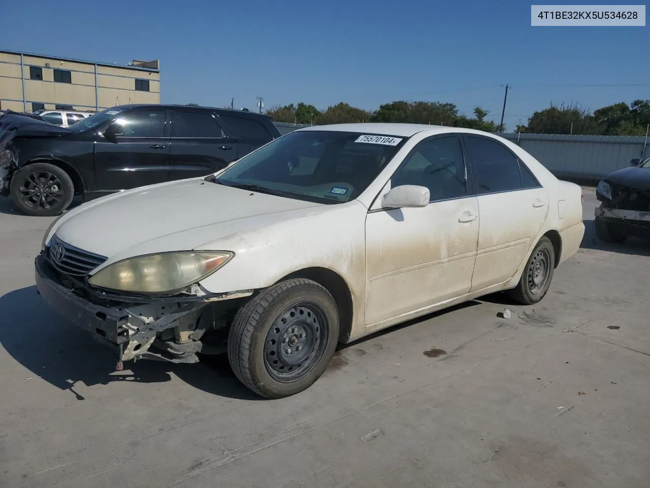 2005 Toyota Camry Le VIN: 4T1BE32KX5U534628 Lot: 75570104