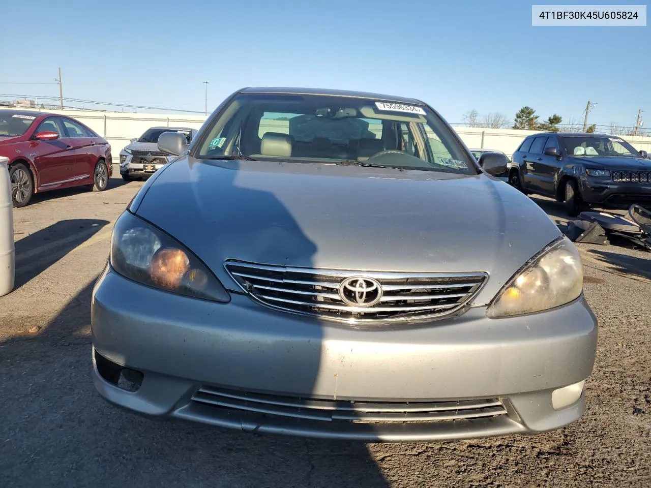 2005 Toyota Camry Le VIN: 4T1BF30K45U605824 Lot: 75596334