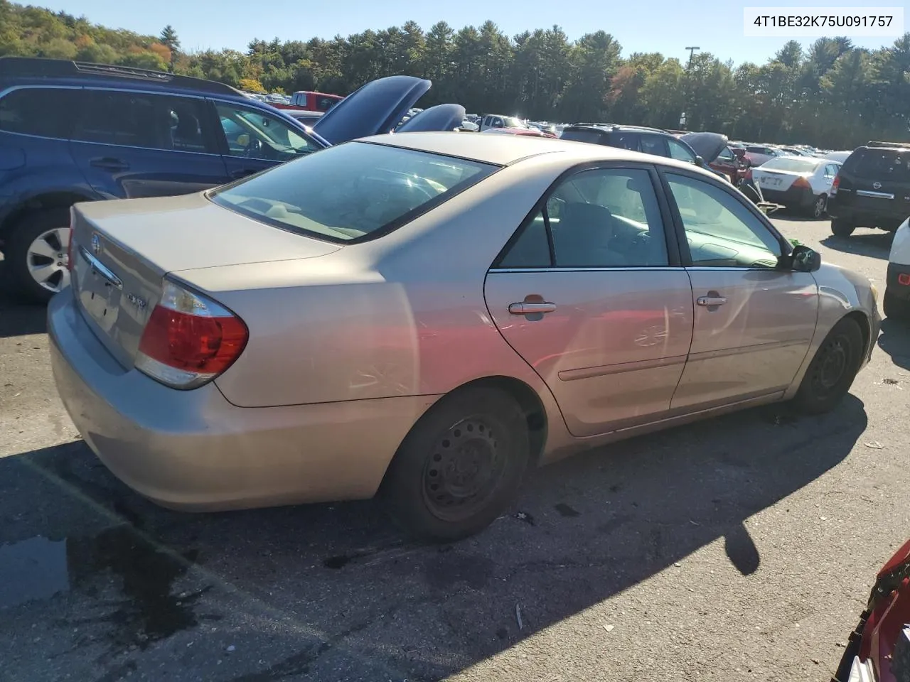 2005 Toyota Camry Le VIN: 4T1BE32K75U091757 Lot: 75643294