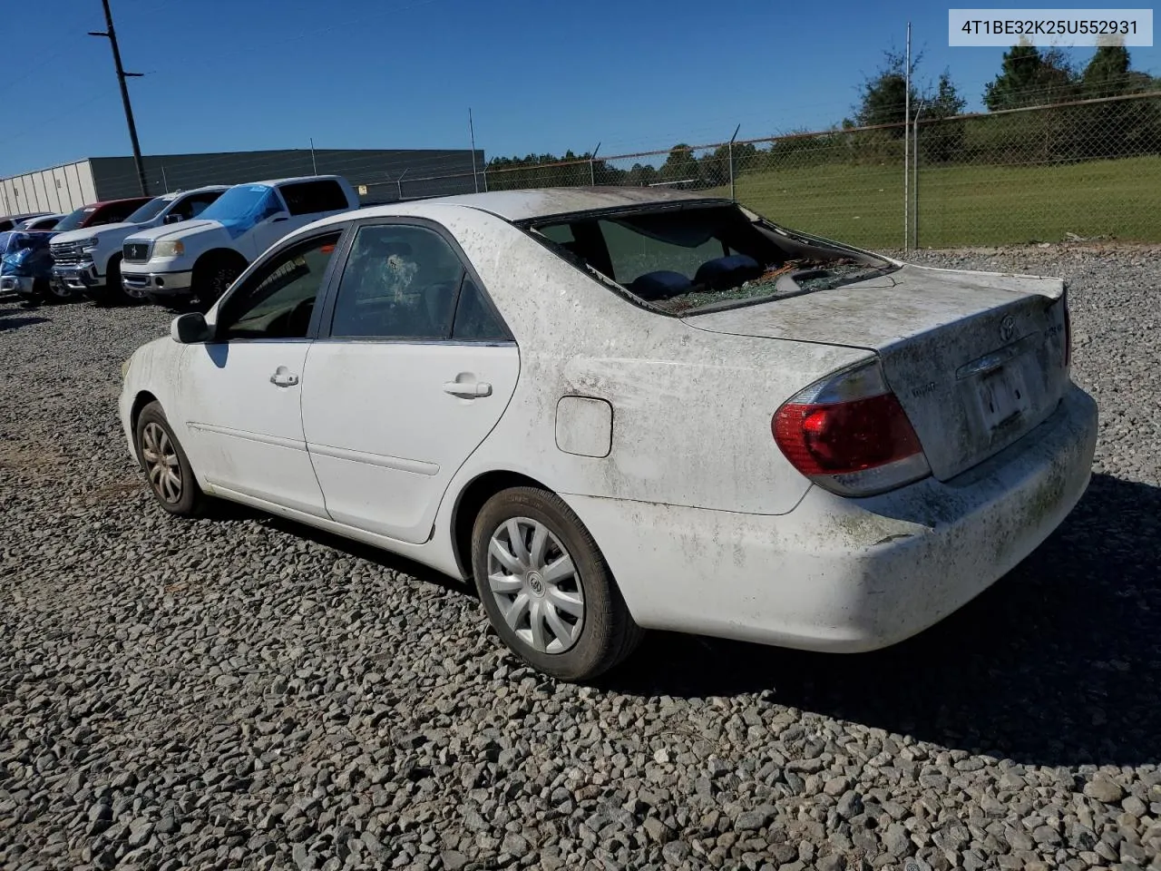 2005 Toyota Camry Le VIN: 4T1BE32K25U552931 Lot: 75681134