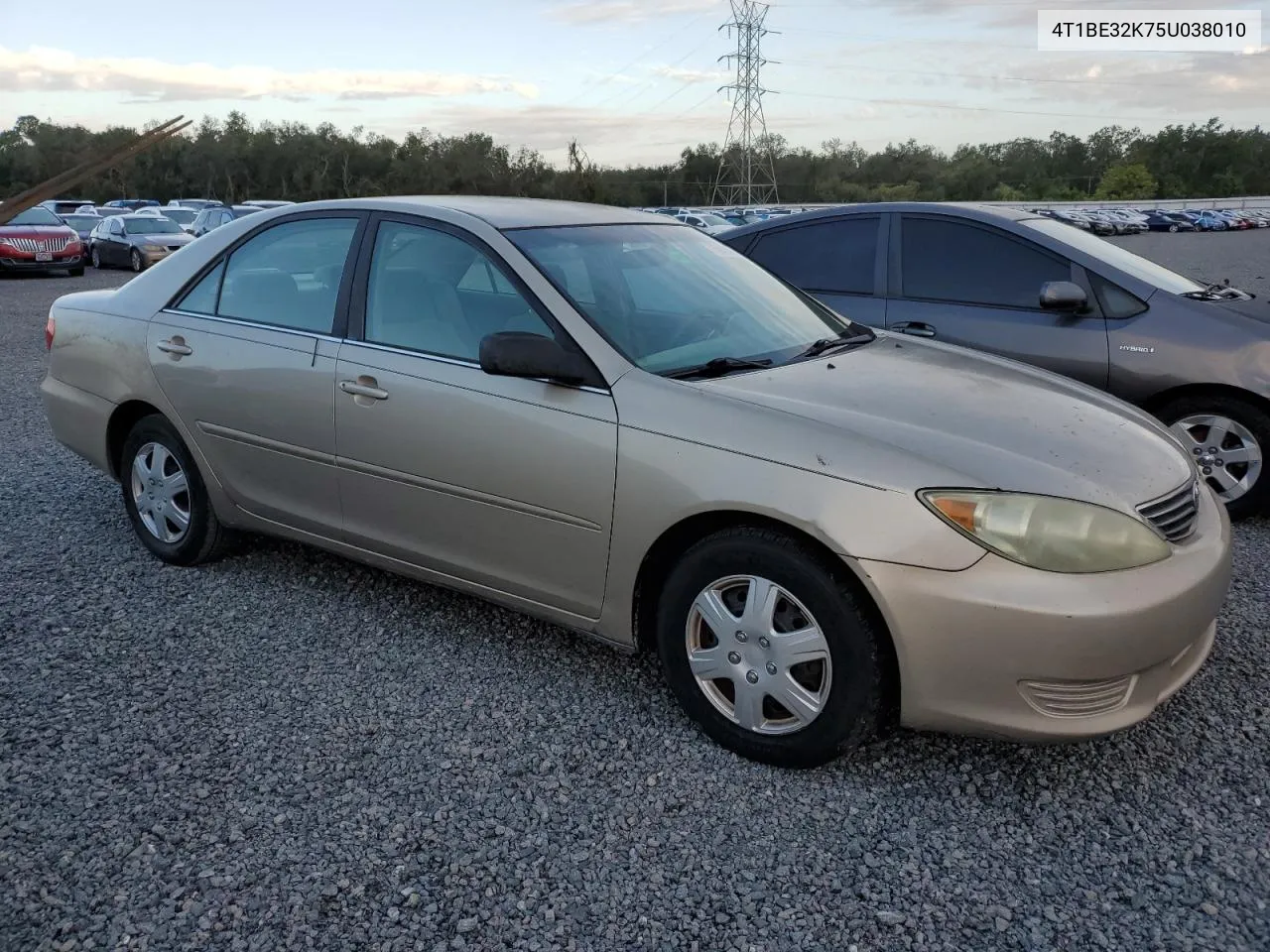 2005 Toyota Camry Le VIN: 4T1BE32K75U038010 Lot: 75818834