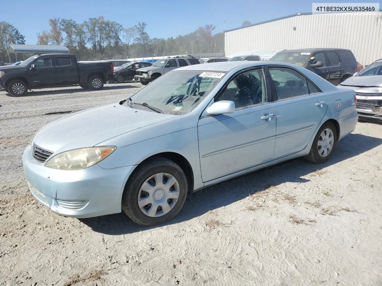 2005 Toyota Camry Le VIN: 4T1BE32KX5U535469 Lot: 75932724