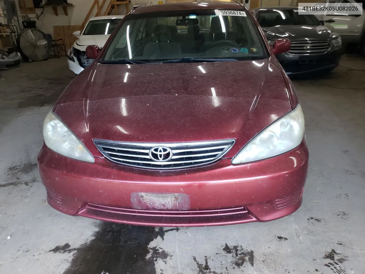 2005 Toyota Camry Le VIN: 4T1BE32K05U082026 Lot: 75936874