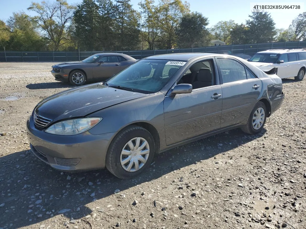 2005 Toyota Camry Le VIN: 4T1BE32K85U964738 Lot: 76049514