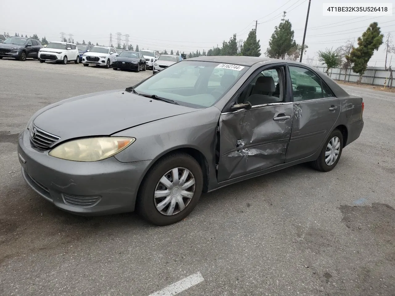 2005 Toyota Camry Le VIN: 4T1BE32K35U526418 Lot: 76162744