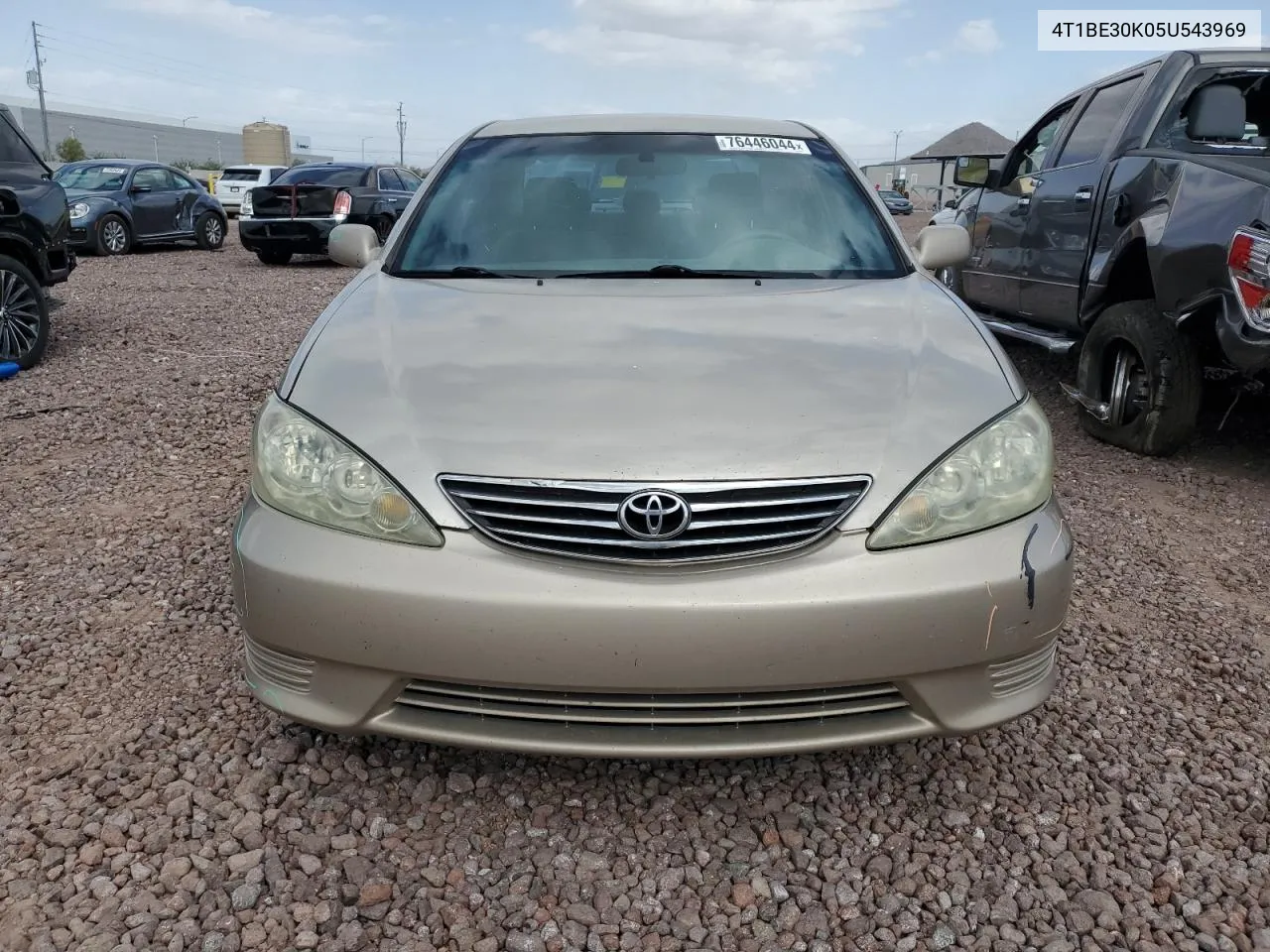 2005 Toyota Camry Le VIN: 4T1BE30K05U543969 Lot: 76446044