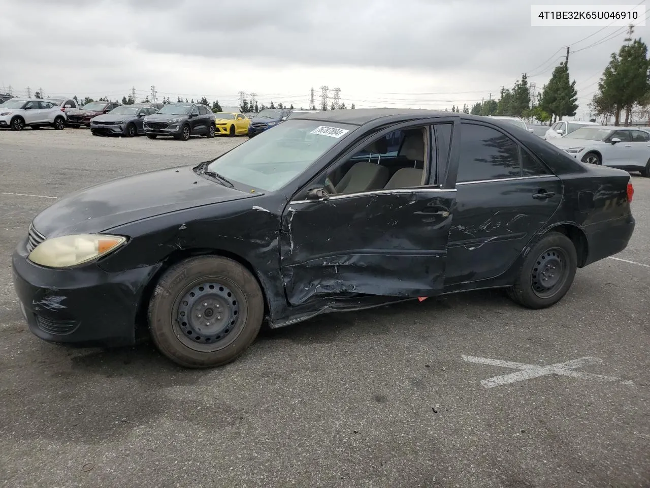 2005 Toyota Camry Le VIN: 4T1BE32K65U046910 Lot: 76787894