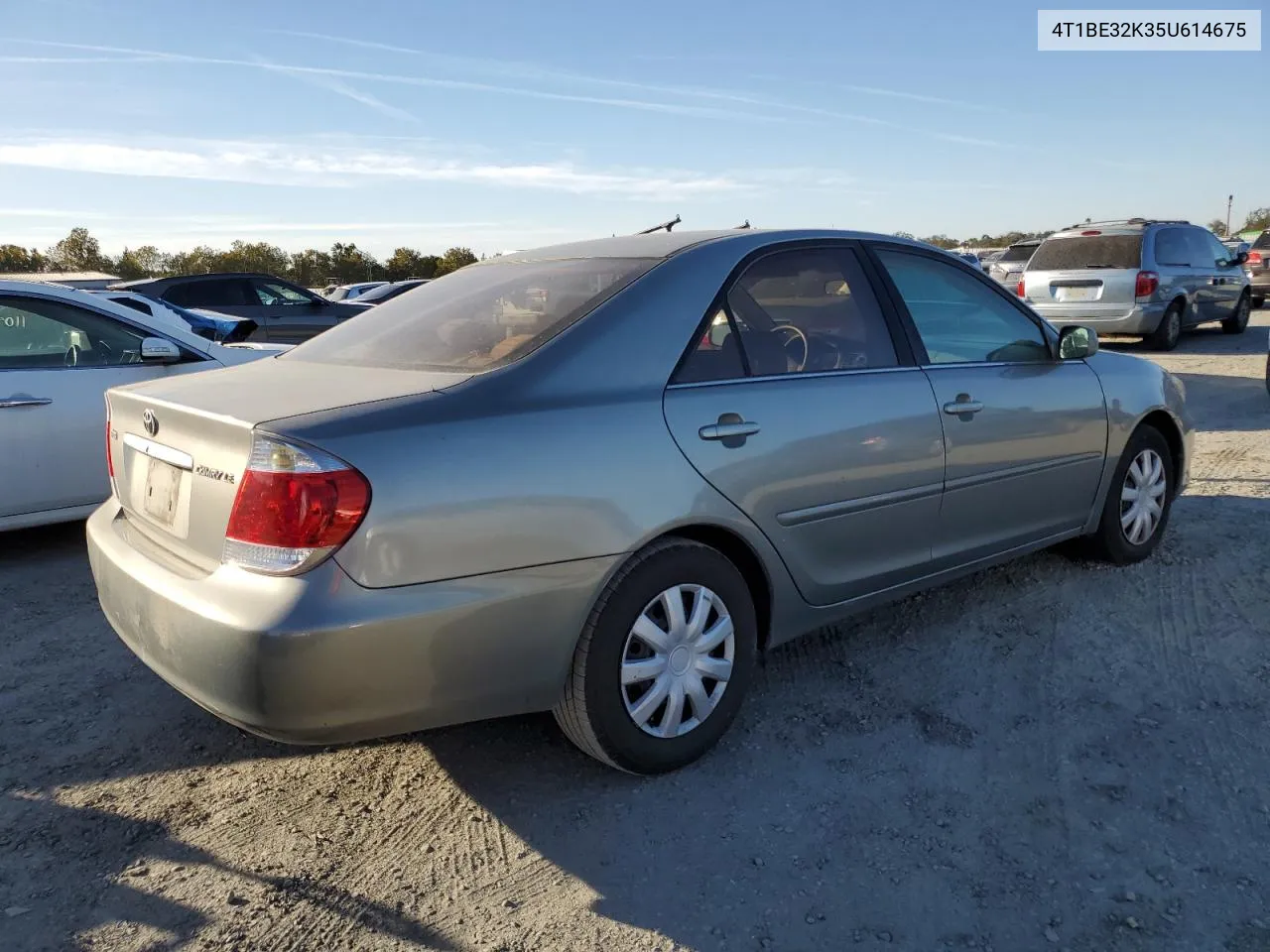 2005 Toyota Camry Le VIN: 4T1BE32K35U614675 Lot: 76818754