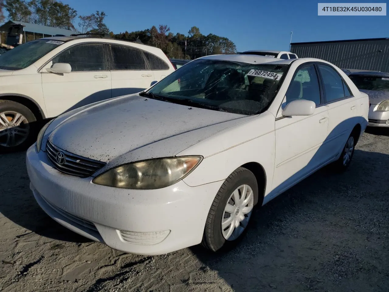 2005 Toyota Camry Le VIN: 4T1BE32K45U030480 Lot: 76872494