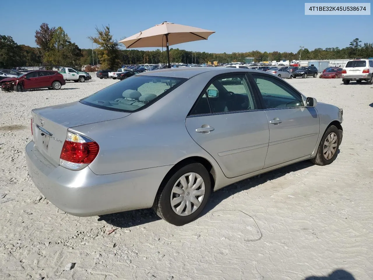 2005 Toyota Camry Le VIN: 4T1BE32K45U538674 Lot: 76957284