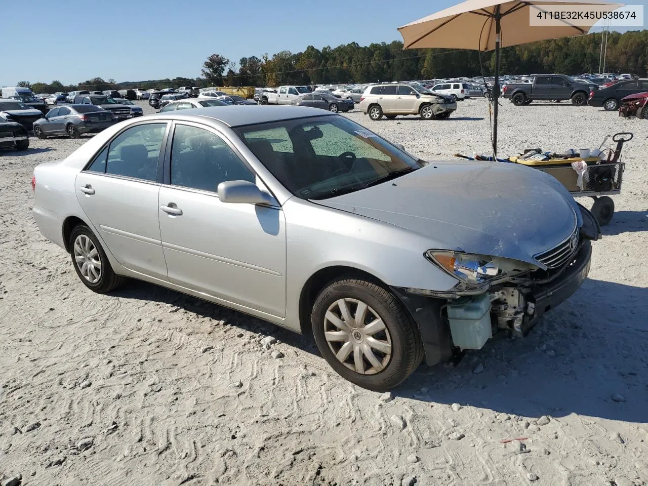 2005 Toyota Camry Le VIN: 4T1BE32K45U538674 Lot: 76957284