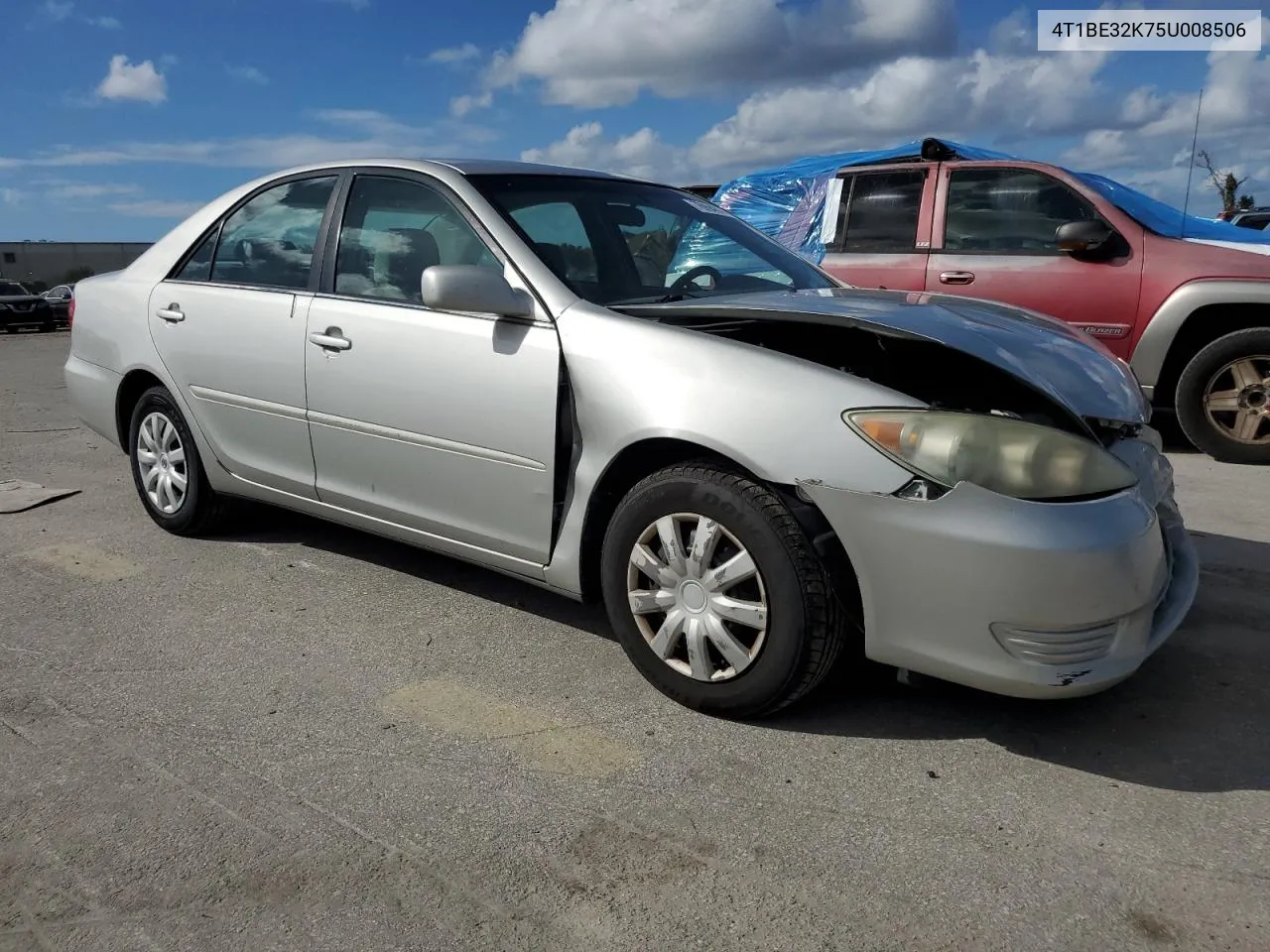 2005 Toyota Camry Le VIN: 4T1BE32K75U008506 Lot: 76994814